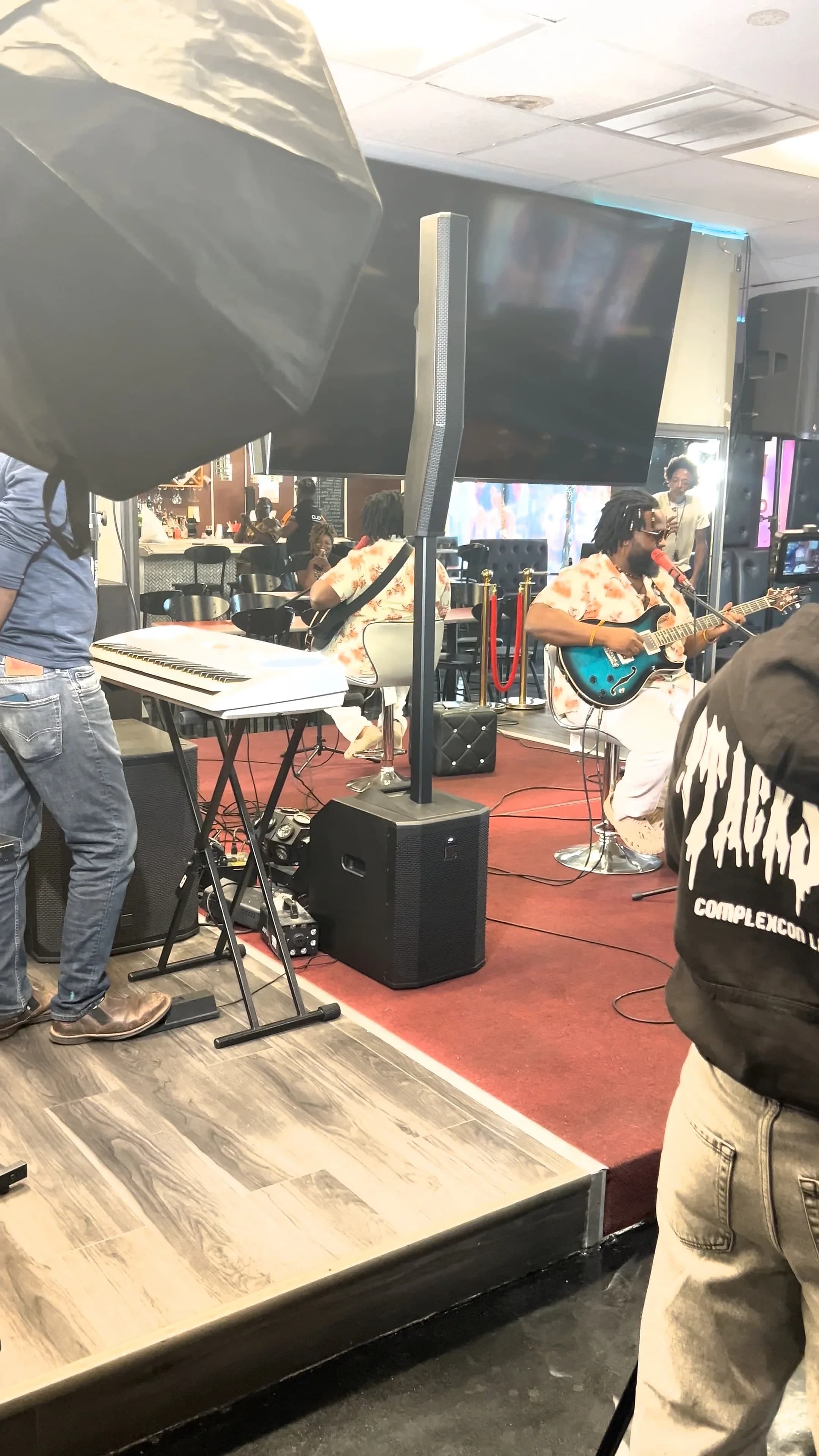 ULP camera operator working on location