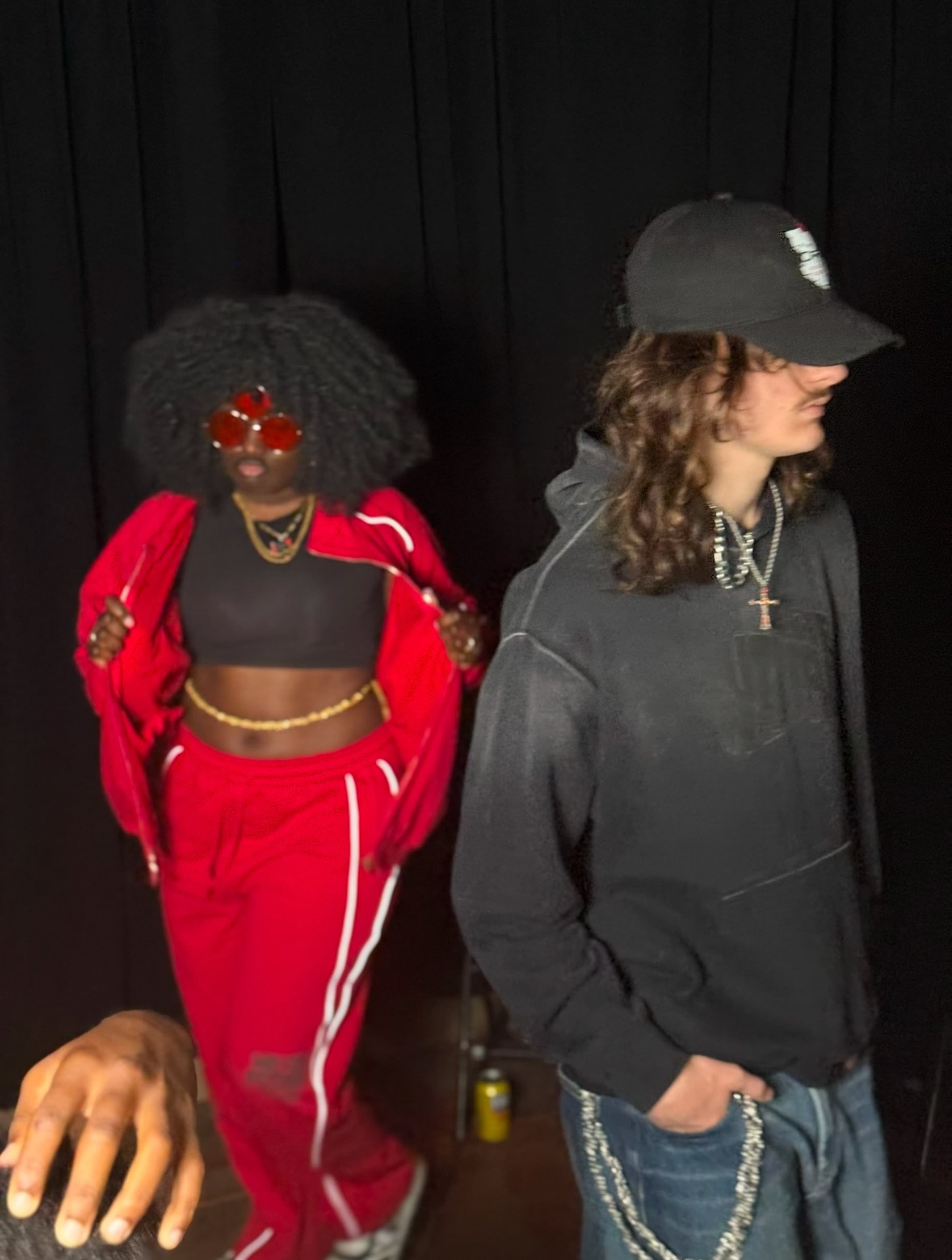 ULP event coverage with a performer and guest on stage